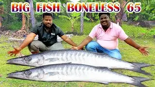 Fish 65 Recipe | BIG Sheela Fish 65 | Home Made Fish 65 Masala | Thamizh Cooking Channel