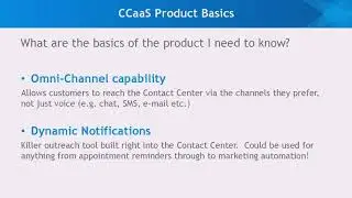 Intermedia Webinar&ndash;CCaaS Sales Training: Product Basics, Understanding Buyers, Conversation Starters