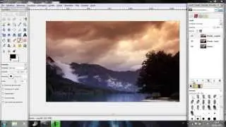 Effetto pioggia GIMP