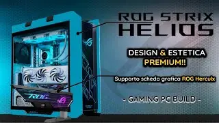 DESIGN UNICO! ROG Strix Helios White Edition , Gaming PC Build, Ryzen 7-7800X3D, AERO RTX 4070 12GB