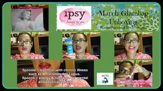 KittySpeaks - March IPSY Glambag Unboxing & First Look (Box Hoarder) Dual SpoonieFiles Edition