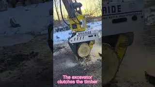 #Excavator clamp saw