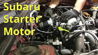 Замена стартера Subaru