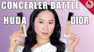 CONCEALER BATTLE | DIOR, Forever Skin Correct vs Huda BEAUTY, FAUXFILTER LUMINOUS MATTE CONCEALER