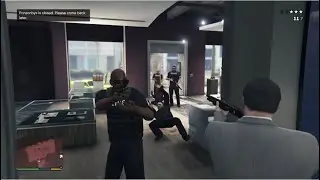 GTA 5 - Michael CLOTHING STORES Assault + Six Star Escape