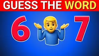 Guess The WORD By Emojis? 🤔❓ Emoji Quiz Challenge 2026