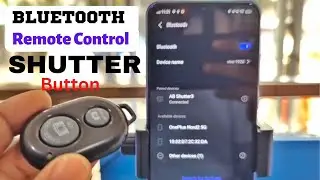 Bluetooth Remote Control Shutter Button 🔘