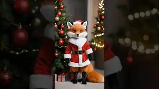 Cute toy fox 🦊 for Christmas | Toy fox 🦊 crushing ai generated video #shorts #trending #toys #cute