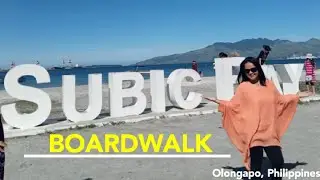 A morning walk along Subic Bay Boardwalk, Olongapo, Philippines