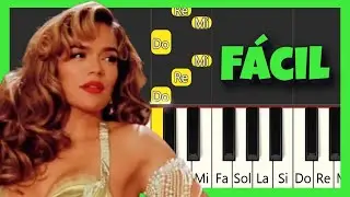 KAROL G - Papasito - TUTORIAL DE PIANO FÁCIL