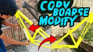 Copy Boarse Frame Customization | Paint + Sticker Mod Transformation! || #cycle #paint #modified