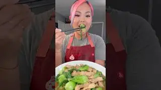 Идея простого блюда: жареная курица с бок-чой #рецепт #приготовление