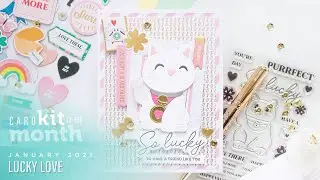 Spellbinders January 2021 Card Kit of the Month - Lucky Love