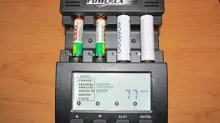 Sanyo Eneloop проверка емкости на новых аккумуляторах.