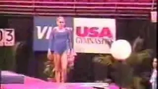 Casey Overton- 2002 Podium Meet Vault