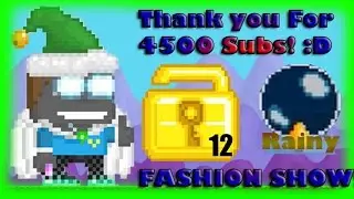 Growtopia | 4500 Subs. Fashion Show! 720p60fps