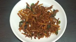 Tasty Nethili Fry || Dry Fish fry || Dried Anchovy Fry || Nethili karuvadu varuval