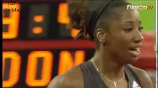 Kendra Harrison set a New WORLD RECORD 12.20 in 100m Hurdles - Diamond League London 2016