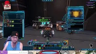 Snow day part 2... SWTOR Bounty Hunter fresh... art, chat, coffee and friends.