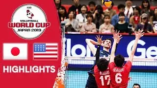 JAPAN vs. USA - Highlights | Men's Volleyball World Cup 2019