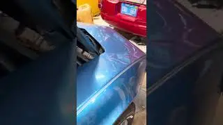 fitech fuel injection low profile hood install.  1969 C3 Corvette.