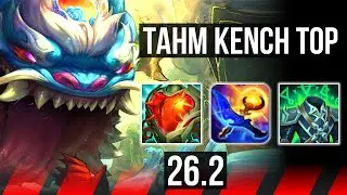 TAHM KENCH vs DARIUS (TOP) | Good KDA: 11/1/6 | EUW Diamond | 26.2