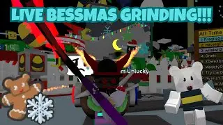 (🔴LIVE) 🎄BEESMAS GRINDING WITH VIEWERS ALL DAY (Bee Swarm Simulator)