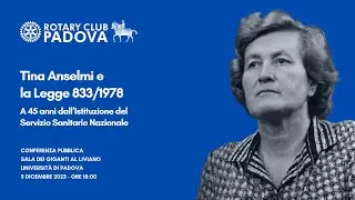 Tina Anselmi e la Legge 833/1978