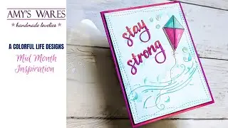 Colorful encouragement with the new MID MONTH INSPIRATION STENCIL! So Versatile!
