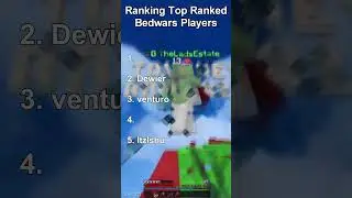 Ranking the BEST Ranked Bedwars Players #shorts