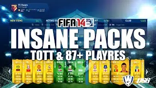 INSANE 100K PACKS!! TOTT & 87+ Players -  FIFA 14 Ultimate Team