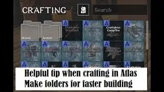 How to Create Folders in Atlas for Faster Building Xbox Series X Single Player 2022