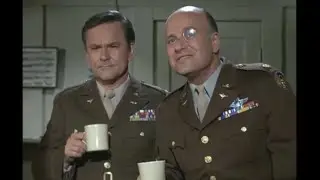 Hogan & Klink Steal a P-51 Mustang and Fly to Germany - Hogan's Heroes - 1971