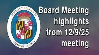 Board Meeting Recap - 12/09/25