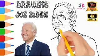 draw Joe Biden easy,  Joe Biden,  Joe Biden drawing,  [KK Drawing Kids]