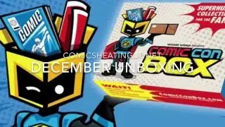 Comicsheatingup.net December Comic Con Box Unboxing