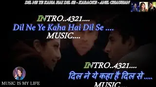 Dil Ne Ye Kaha Hai Dil Se Karaoke With Scrolling Lyrics Eng. & हिंदी