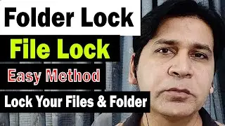 How to lock folder | Folder Locker | How to lock folder in windows 10