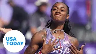 Sha&rsquo;Carri shows off speed, big day for US equestrian and water polo | USA TODAY