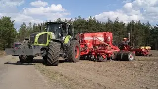 Pasowy Siew Kukurydzy 2020/Claas Axion 950 Czajkowski ST600/GR Adamczyk/Fabryka Plonu/Strip-Till