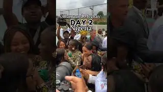 Day 2 in #meghan and #princeharry trip to #nigeria