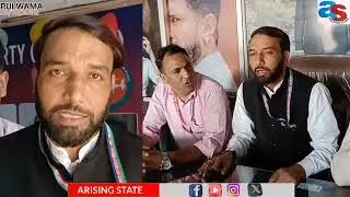 #LJP National Vice President A.K. Vajpayee Visits Pampore Office, Meets Party Workers