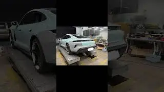 For Porsche Taycan old to new Turbo S dry carbon fiber body kit #taycanturbos #porschetaycan #taycan