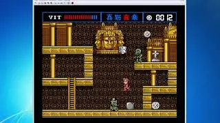 MSX Treasure Of USAS on PC thanks to RuMSX