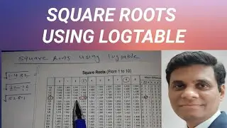 Квадратные корни с использованием logtable