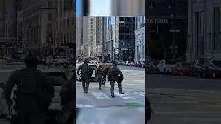 Un Repartidor logra escapar de varios agentes de la Patrulla Fronteriza en Chicago, Estados Unidos