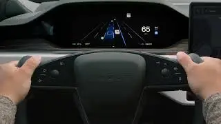 Tesla Model X - Auto Lane Change