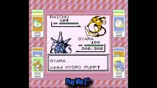 Pok&eacute;mon Red Version - Red vs L.T Surge (3 Gym badge)