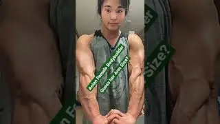 Asian Muscle Girl flexing Muscles 💪 Fbb Flexing Biceps, Quads 🔥 Fitness Girls #shorts #fbb #biceps
