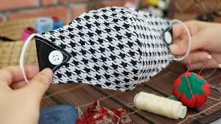 Consider This When Making A Face Mask at Home - Fabric Face Mask with Buttons